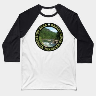 Gauley River National Recreation Area circle Baseball T-Shirt